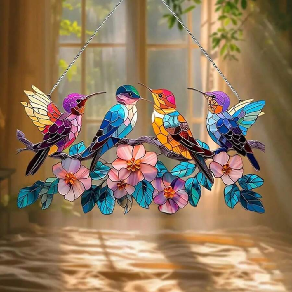 Gifts For Bird Lovers Hummingbird Suncatcher Ornament