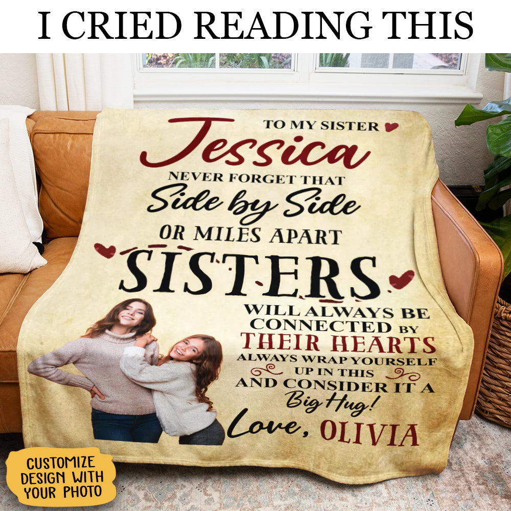 Personalized blanket for online sister