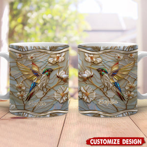 Personalized Hummingbird Mug - Gift For Hummingbird Lovers