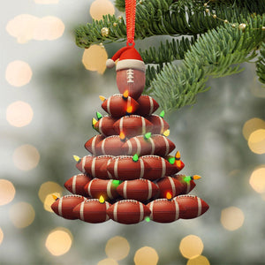 2024 New Release - Football Christmas Tree Ornament - Gift For Football Lover