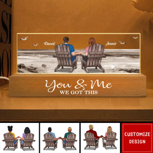 You & Me We Got This - Personalized Led Night Light