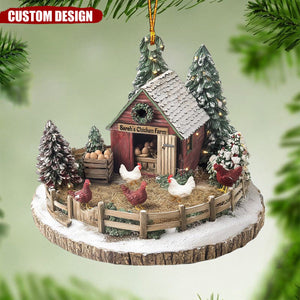 Personalized Dreamy Chicken Farm Ornament-Gifts For Chicken Lovers-2024 New Release