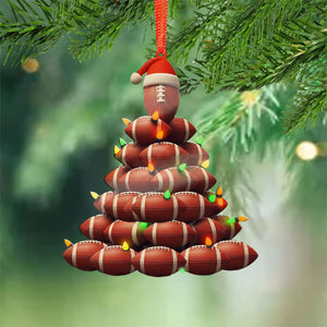 2024 New Release - Football Christmas Tree Ornament - Gift For Football Lover