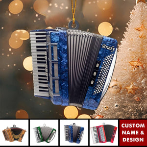 2024 New Release Personalized Accordion Christmas Ornament-Gifts Music Teacher Gifts Orchestra Accordion