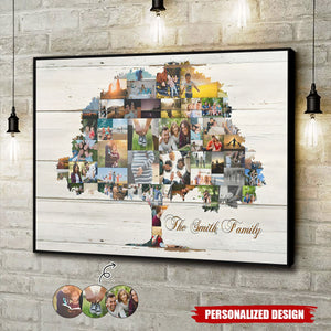 Family Tree Art-Personalized Poster-Gift for Family