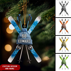 Personalized Skiing Christmas Ornament-Gifts For Skiing Lovers-2024 New Release