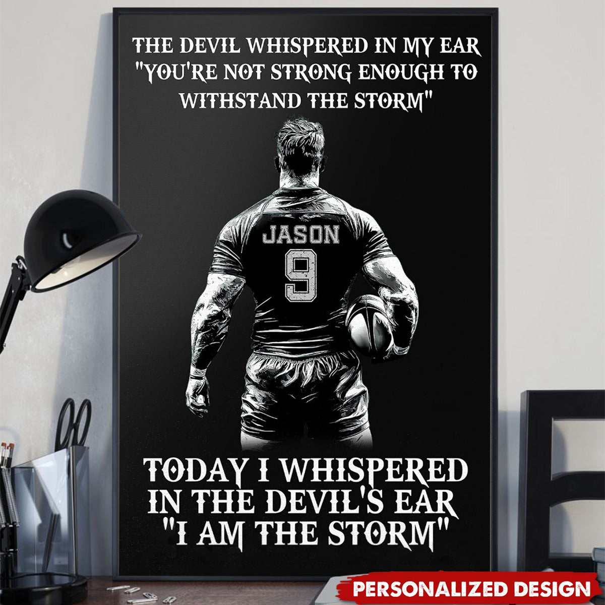 Personalized Awesome Rugby Poster-Gifts For Rugby