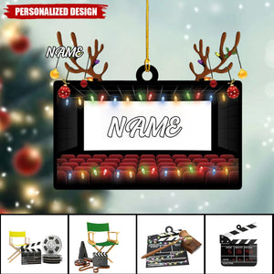 Personalized Film Clapboard Ornament-Gifts For Director,actor,Movie Lovers-2024 New Release