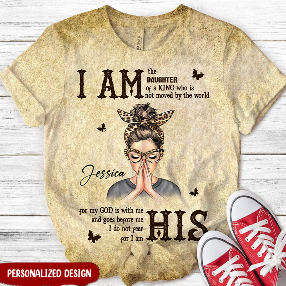 Personalized God Woman Warrior Daughter Of A King Who Is Not Moved