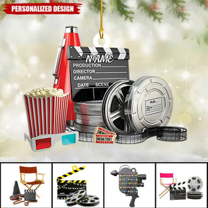 Personalized Film Clapboard Ornament-Gifts For Director,actor,Movie Lovers-2024 New Release