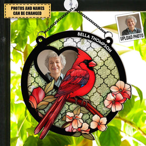 Cardinal I'm By Your Side - Personalized Window Hanging Suncatcher Ornament