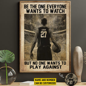 Personalized Basketball Motivation Poster-Gift For Basketball Lovers