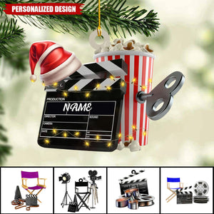 Personalized Film Clapboard Ornament-Gifts For Director,actor,Movie Lovers-2024 New Release