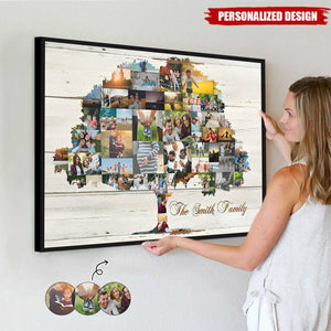 Family Tree Art-Personalized Poster-Gift for Family