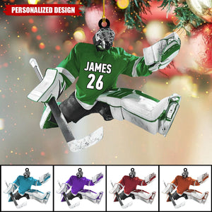 Personalized Hockey Player Ornament-Gifts For Hockey Lovers-2024 New Release