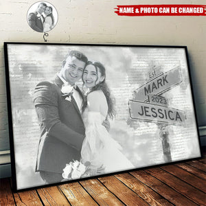 Custom Photo I Need You Because I Love You - Couple Personalized Horizontal Poster - Gift For Husband Wife, Anniversary