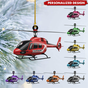 Personalized Helicopter Ornament-Gifts For Pilot Captain-2024 New Release