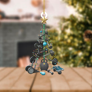 Fitness Tools Christmas Tree Ornament-Gift for Fitness Lovers-2024 New Release