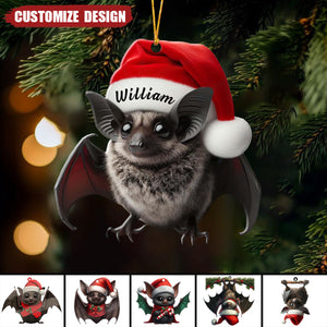 2024 New Release Personalized Bat Xmas Ornament-Gifts For Bat Lover