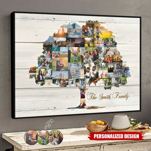 Family Tree Art-Personalized Poster-Gift for Family