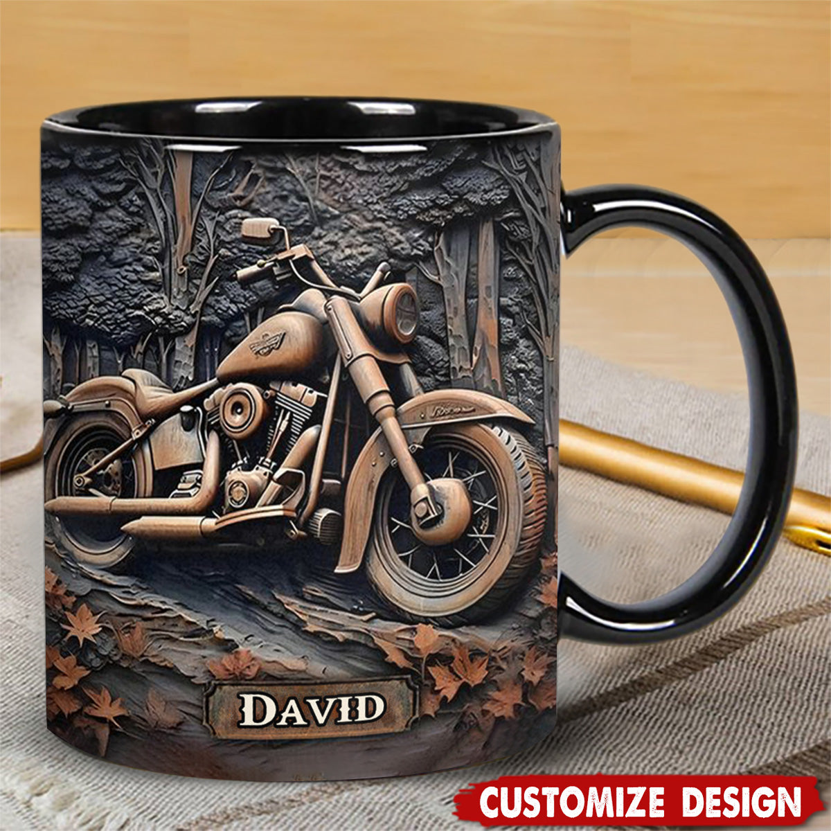 Personalized Biker Mug - Gift For Ride Lovers