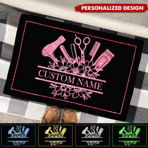 Personalized Hair Stylist Doormat-Gifts For Hairstylist