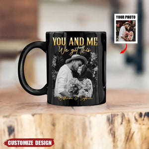 You & Me We Got This Vintage 90s - Personalized Photo Mug