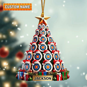 2024 New Release - Personalized Archery Target Christmas Ornament Gift For Archery Lovers