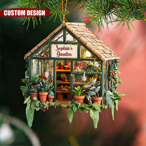 Personalized Greenhouse garden Christmas Ornament-Gifts For garden Lovers-2024 New Release