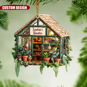 Personalized Greenhouse garden Christmas Ornament-Gifts For garden Lovers-2024 New Release