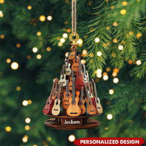 Personalized Classic Guitar Ornament-Gift for Music Lovers, Guitar Players-2024 New Release