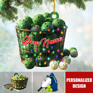 2024 New Release Personalized Pickleball Christmas Ornament-Gifts For Pickleball Lovers