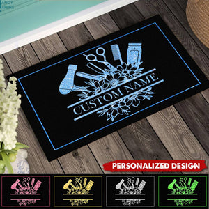 Personalized Hair Stylist Doormat-Gifts For Hairstylist