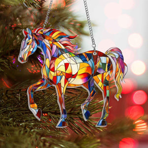 Horse Sun Catcher Ornament - Gift For Horse Lovers