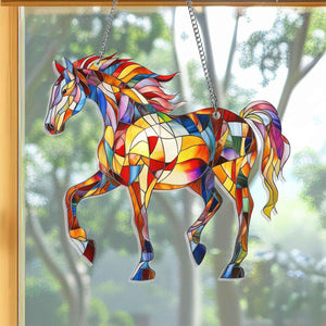 Horse Sun Catcher Ornament - Gift For Horse Lovers