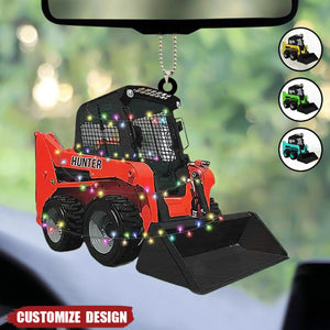 2024 New Release  – Personalized Skid Steer Loader Christmas Ornament, Gift For Trucker