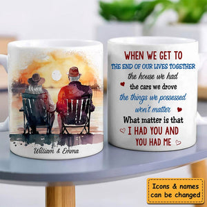 Couple Gift We Get To The End Of Our Lives Together Mug