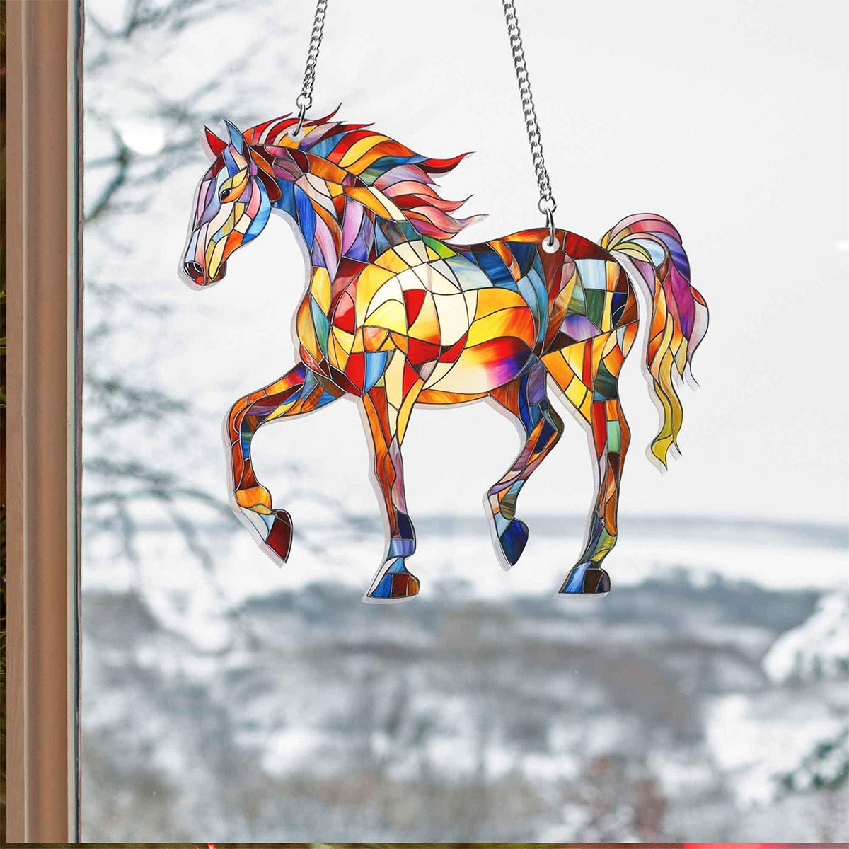 Horse Sun Catcher Ornament - Gift For Horse Lovers