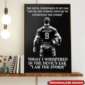 Personalized Awesome Rugby Poster-Gifts For Rugby