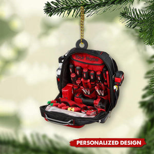 2024 New Release Personalized Electrician Tool Box Christmas Ornament