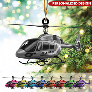 Personalized Helicopter Ornament-Gifts For Pilot Captain-2024 New Release