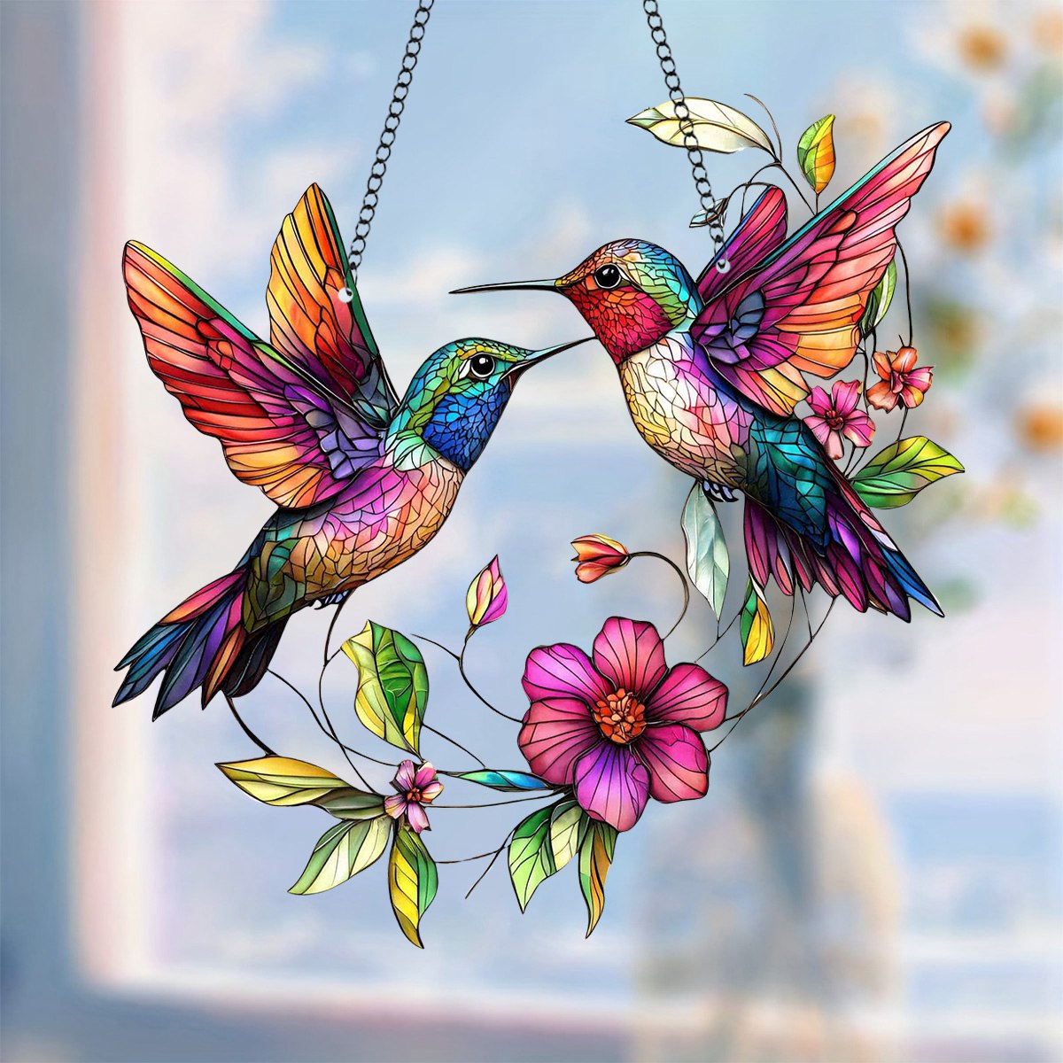 Hummingbird Suncatcher-Outdoor Indoor Gift For Hummingbird Lovers