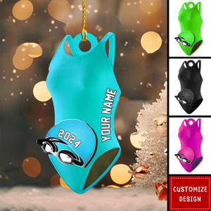 2024 New Release Personalized Swimmer Accessories Ornaments Gift For Swimmer