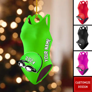 2024 New Release Personalized Swimmer Accessories Ornaments Gift For Swimmer