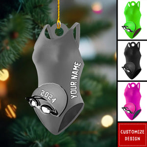 2024 New Release Personalized Swimmer Accessories Ornaments Gift For Swimmer