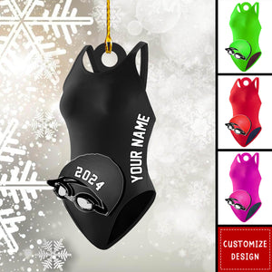 2024 New Release Personalized Swimmer Accessories Ornaments Gift For Swimmer