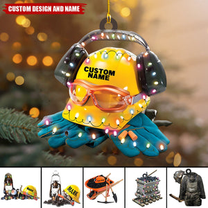 2024 New Release - Personalized  Coal Mining Equipment Ornament ,Gifts for Coal Miner