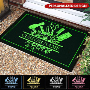 Personalized Hair Stylist Doormat-Gifts For Hairstylist