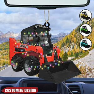 2024 New Release  – Personalized Skid Steer Loader Christmas Ornament, Gift For Trucker