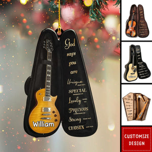 2024 New Release - God Says You are - Personalized Harp Musical Instrument Ornament